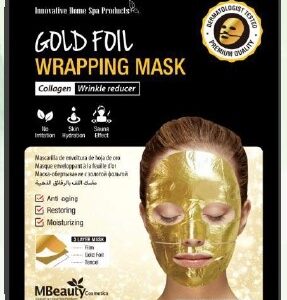 Korean Gold Foil Face Mask with Collagen – Wrapping Sheet Mask