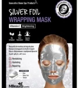 FACE MASK SILVER FOIL WRAPPING VITAMIN C - Korea
